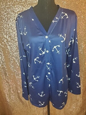 Navy Onesie