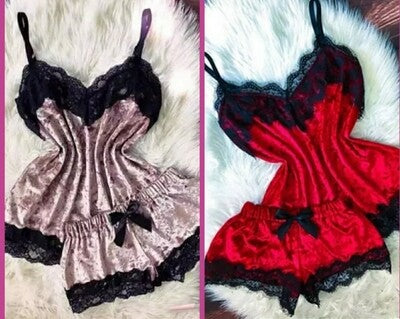 Sexy Suede - Red & Pink