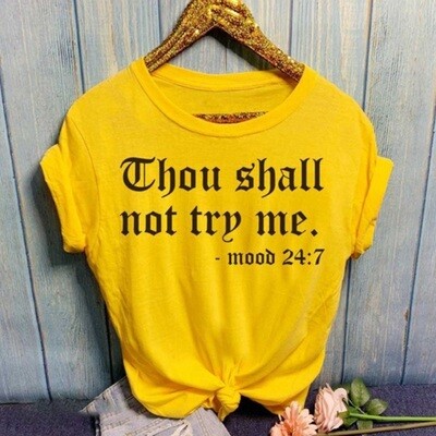 Thou Shall Not Try Me