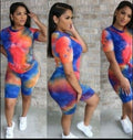 Tie Dye -  Blue & Orange