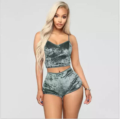 Sexy - Velvet Two Piece