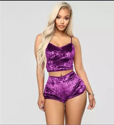 Sexy - Velvet Two Piece