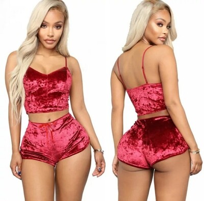 Sexy - Velvet Two Piece